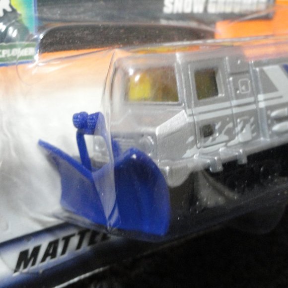 rare Matchbox 99 edition SNOW Groomer rubber trak~NOS~sealed - Picture 3 of 5